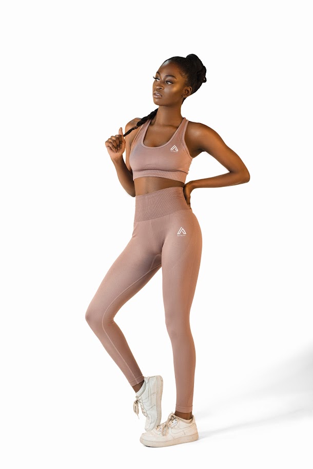Compression Fit Tummy Tuck High Waisted Legging Nude (LEGGING ONLY) -  Modestly Active