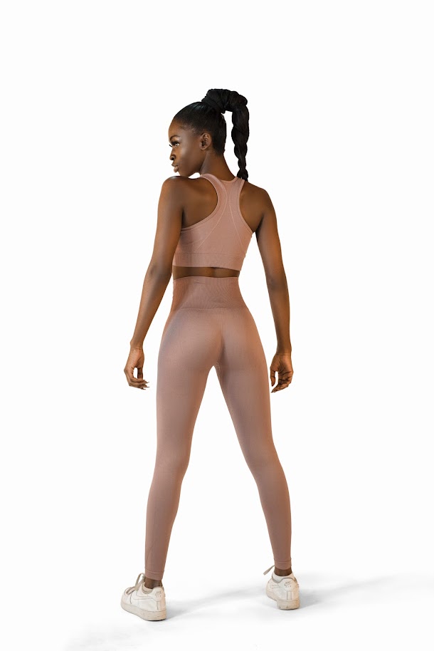 Compression Fit Tummy Tuck High Waisted Legging Nude (LEGGING ONLY) -  Modestly Active