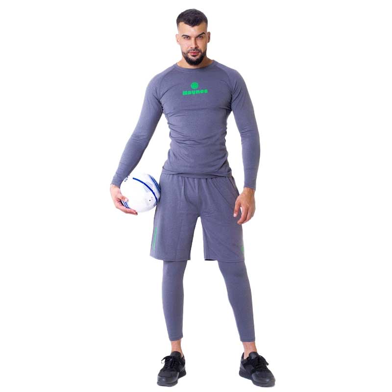 A Better Life Exists Active compression top in grey
