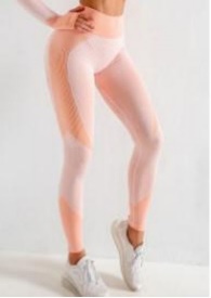Compression Fit Tummy Tuck High Waisted Legging Peach (LEGGING ONLY)