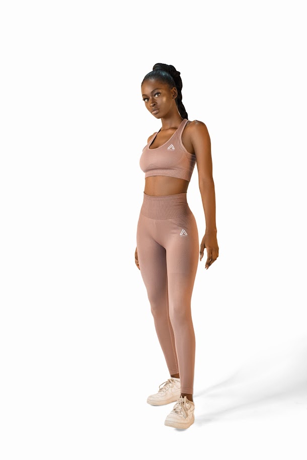 Compression Fit Tummy Tuck High Waisted Legging Nude (LEGGING ONLY)