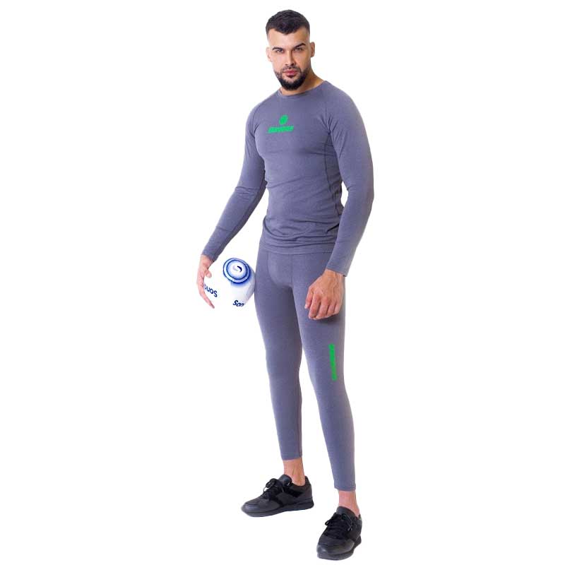 Grey Compression Long Sleeve (TOP ONLY)