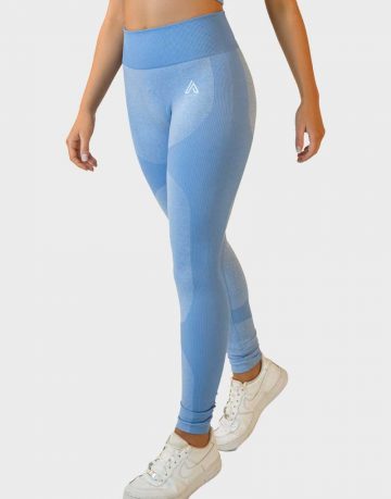 Compression Fit Tummy Tuck High Waisted Legging Blue (LEGGING ONLY)